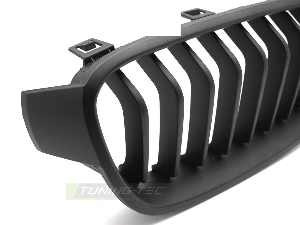 BMW 3 Serie F31 Touring 11-18 grill i matt svart finish