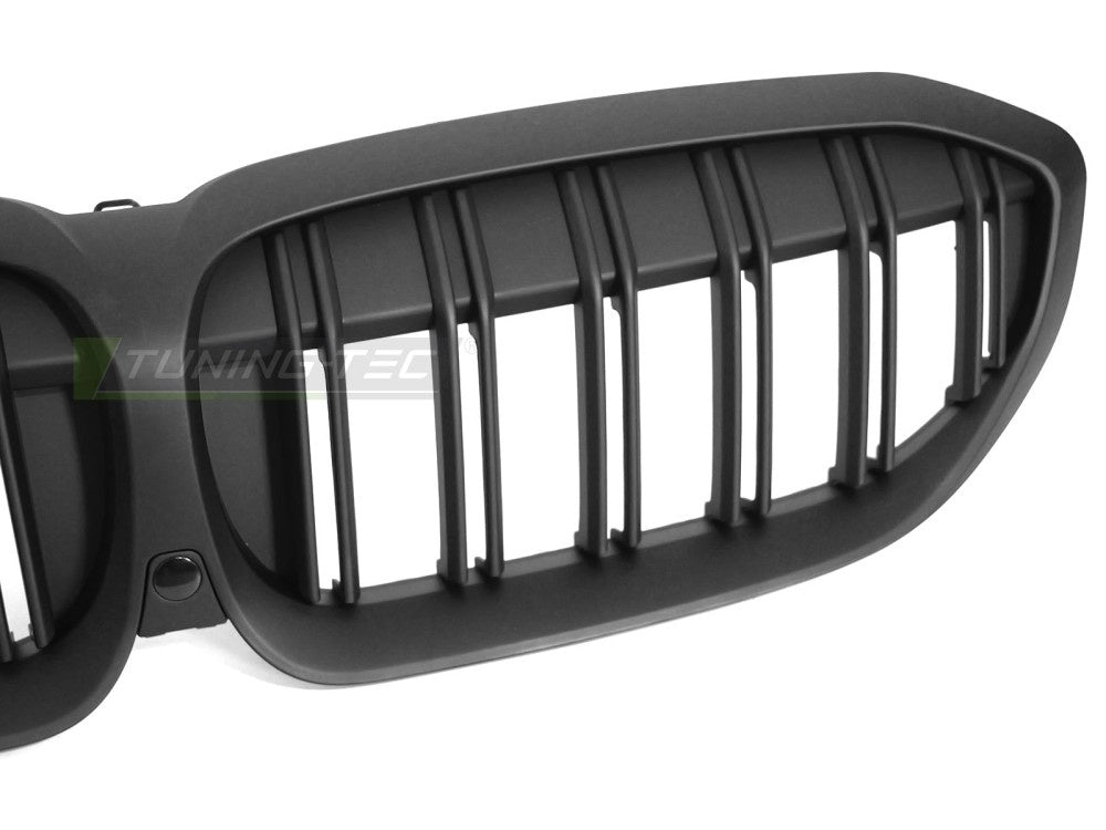 BMW 3-Serie G21 Touring grill matt svart sport double bar Tuning-Tec