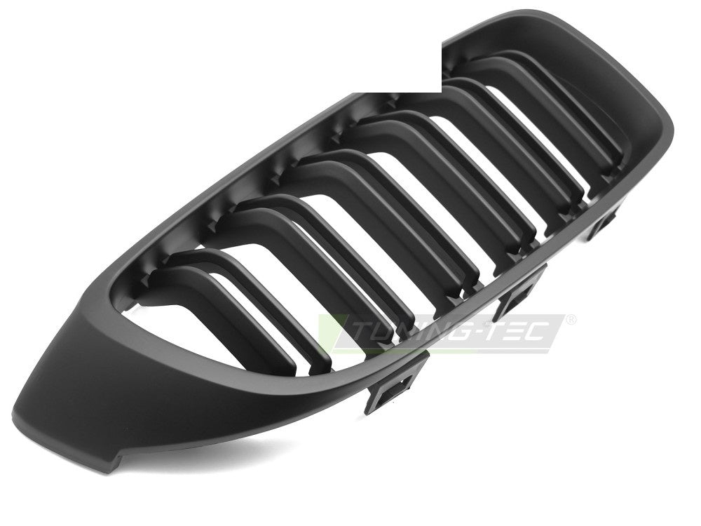 Frontgrill BMW F33 F36 13-20 matt svart sport design fra Tuning-Tec
