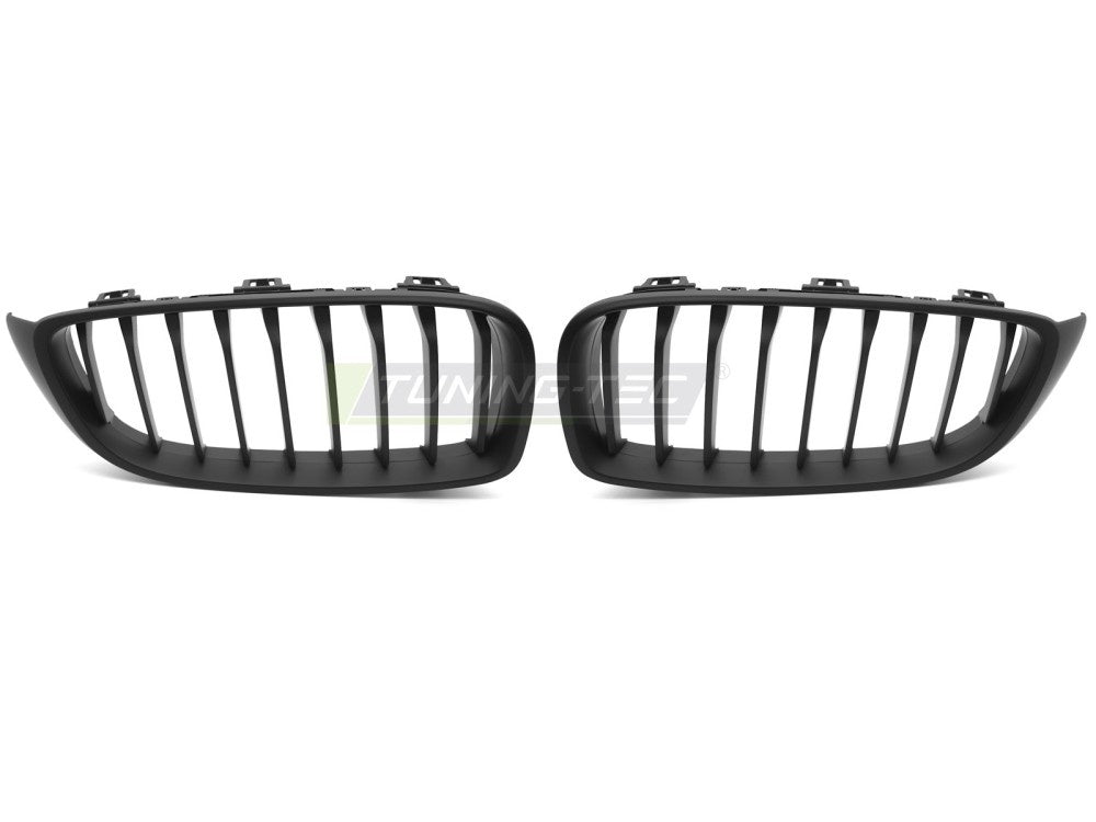 Matt svart frontgrill montert på BMW 4 Serie F32 Coupé 2013-2020