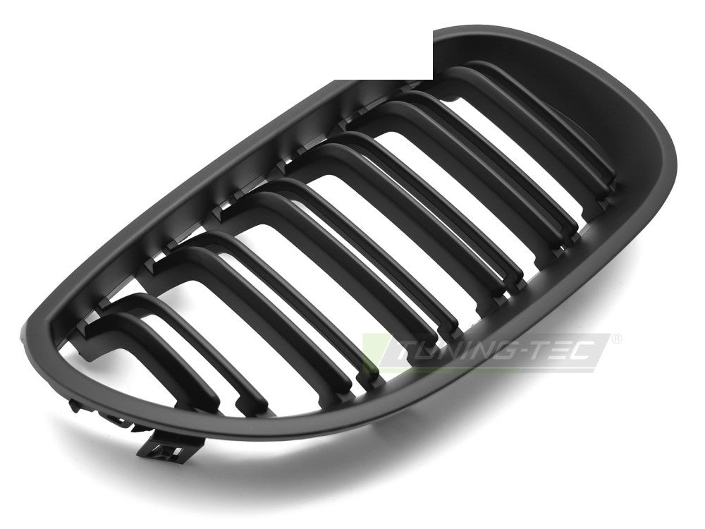 Frontgrill i matt svart til BMW 5 Serie E60 E61 03-10 plug-and-play