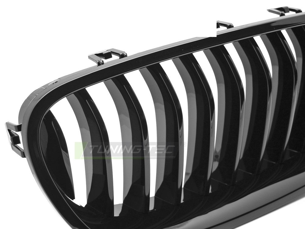 BMW 5 Serie F10 F11 frontgrill i blank svart fra Tuning-Tec