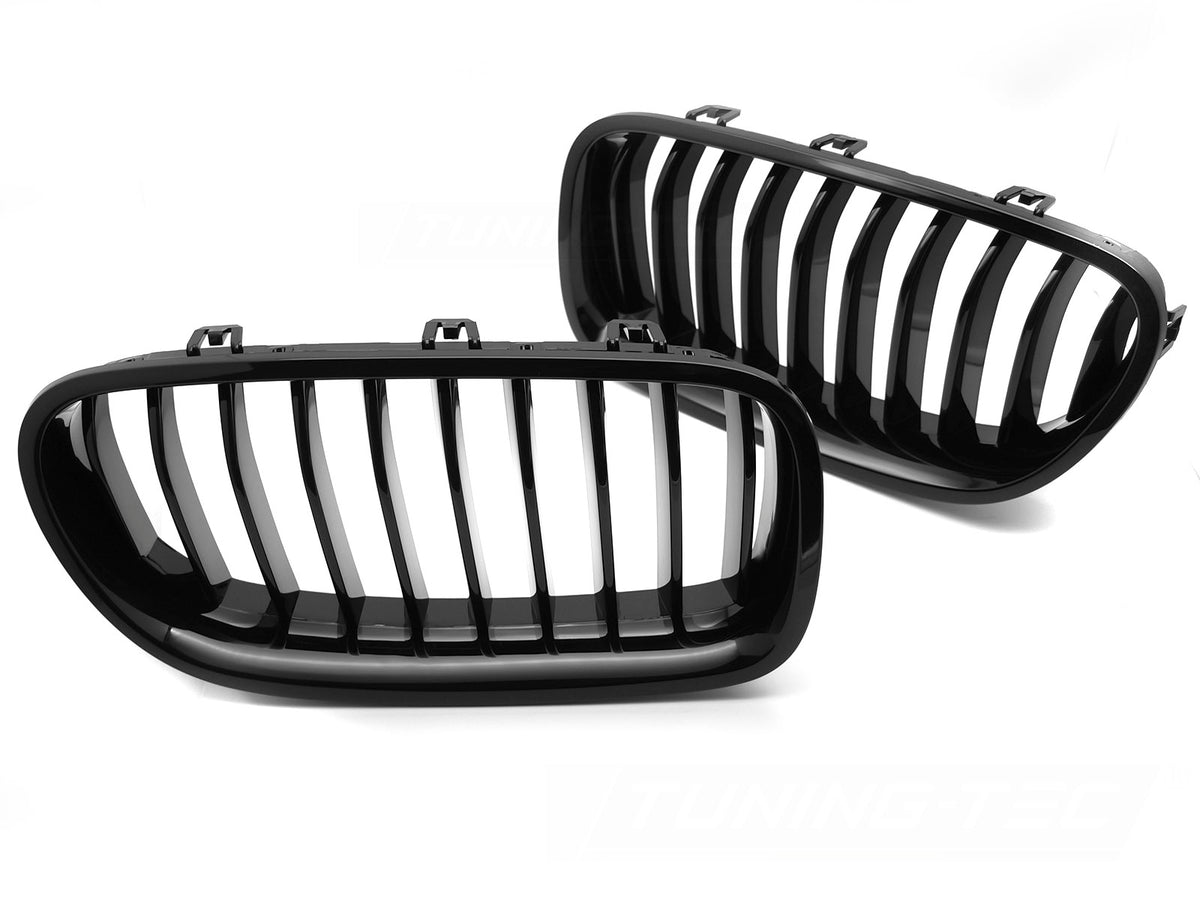 Grill BMW 5 Serie F10 F11 10-16 blank svart finish fra Tuning-Tec