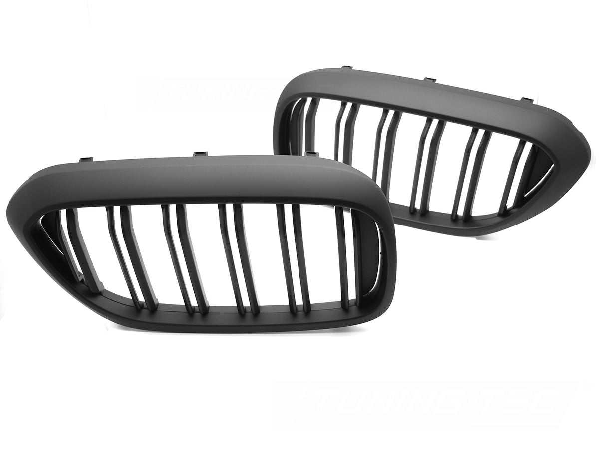 Grill BMW 5 Serie G30 G31 17-23 matt sort double bar sport fra Tuning-Tec