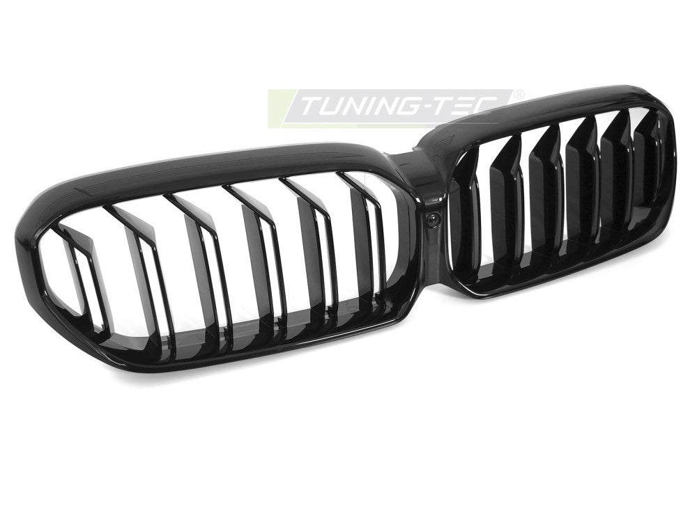 Grill BMW 5 Serie G30/G31/F90 17-23 Sport Double Bar Blank Svart fra Tuning-Tec