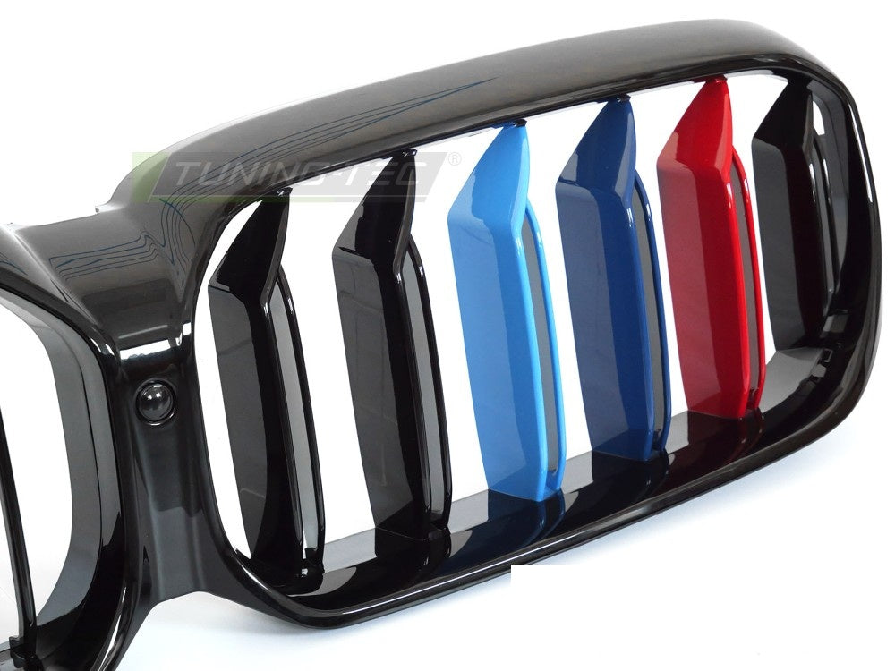 Frontgrill BMW G31 Touring 17-23 glossy black tri-colour double bar