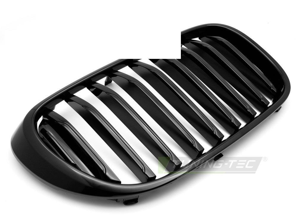 Nærbilde av blank svart grill BMW 7 Serie G11/G12 15-22