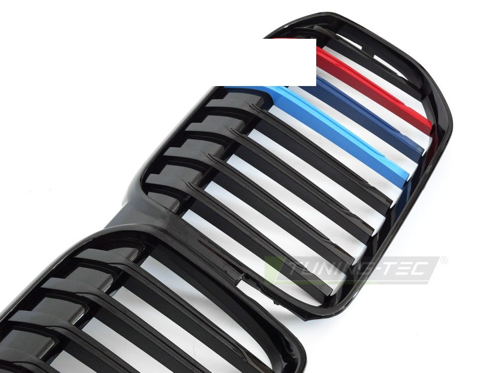 BMW 7 Serie G11/G12 LCI 2019-2022 frontgrill glossy black tri-colour