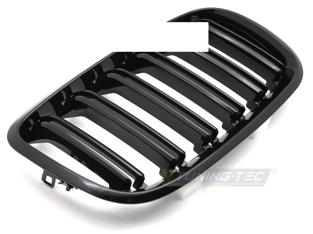 BMW X6 E71 nyregrill double bar glossy black – bakside
