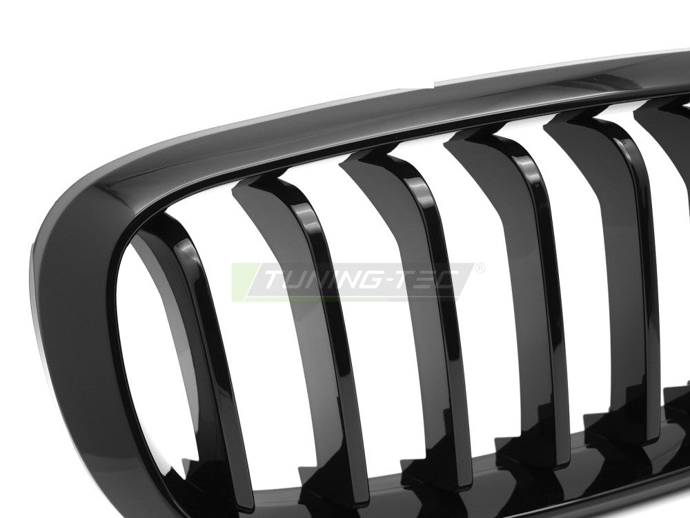 Nyregrill glossy black BMW X6 F16 – frontal visning