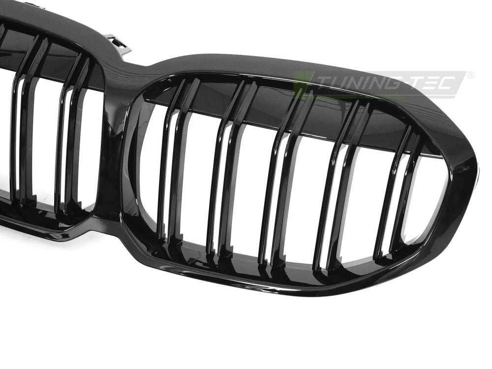 Tuning-Tec grill BMW 1 Serie F40 glossy black double bar fronten