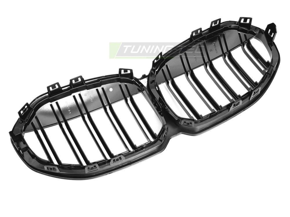 BMW F40 grill blank svart sport-design med doble sprosser 19-24
