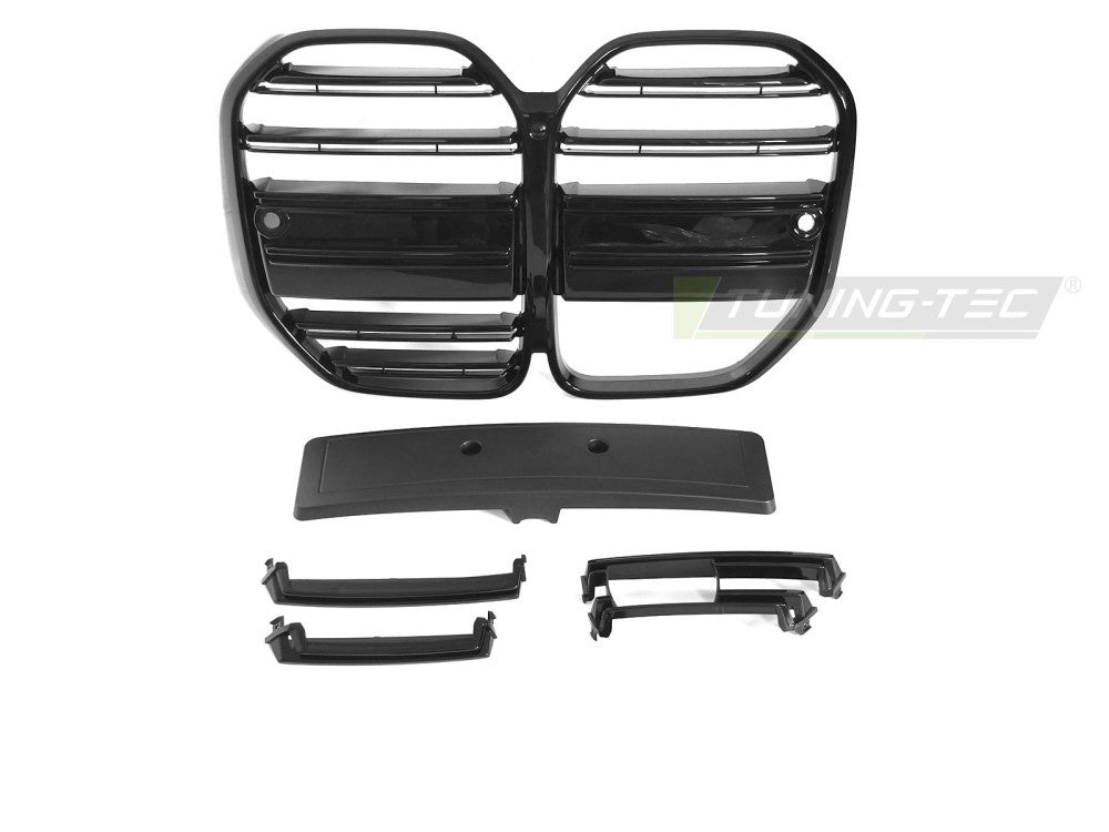 Blank svart grill til BMW 4 Serie (G22/G23/G26/G82/G83) 20-