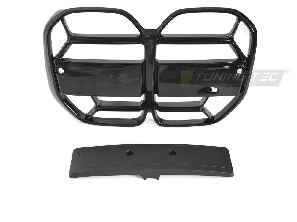 Blank svart grill til BMW 4 Serie G22 G23 Coupé og Cabriolet 2020-