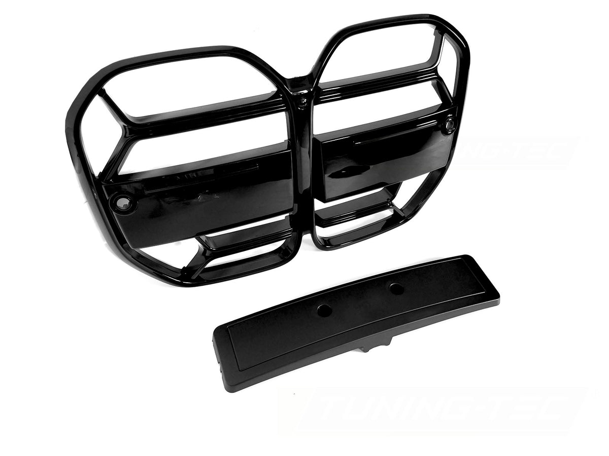Grill BMW 4 Serie G22/G23 20- Sport Style Blank Svart fra Tuning-Tec