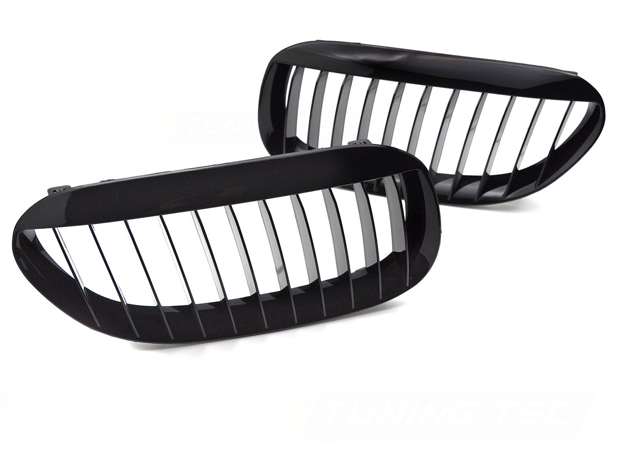 Grill BMW 6-Serie E63 02-10 E64 04-10 Glossy Black fra Tuning-Tec