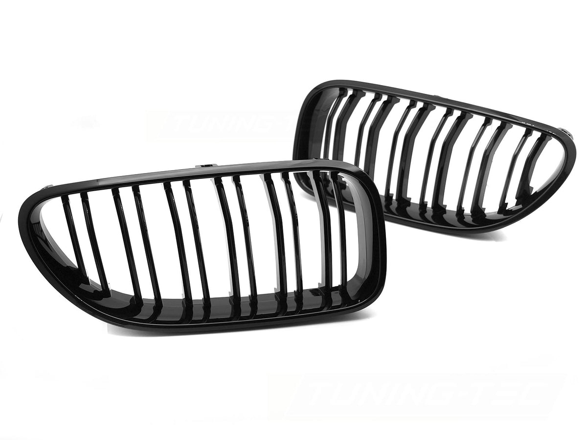 Grill BMW 6-Serie F12/F13 11-18 Sport Double Bar Glossy Black - front