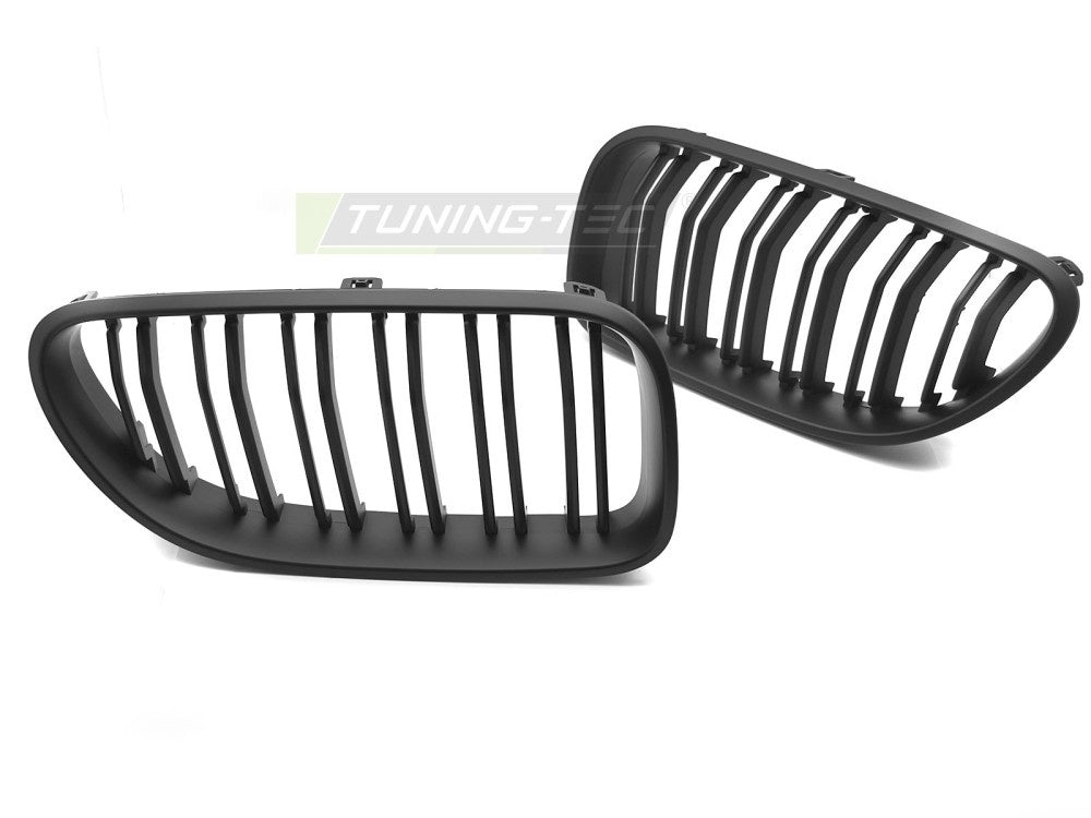 Grill BMW 6-Serie F12/F13 11-18 Sport Matt Black Double Bar fra Tuning-Tec