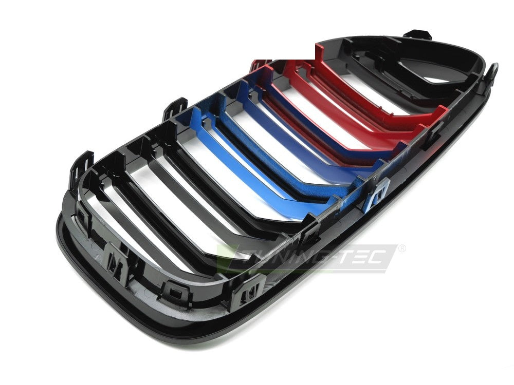 Sport grill i blank svart finish til BMW F12 F13 fra Tuning-Tec