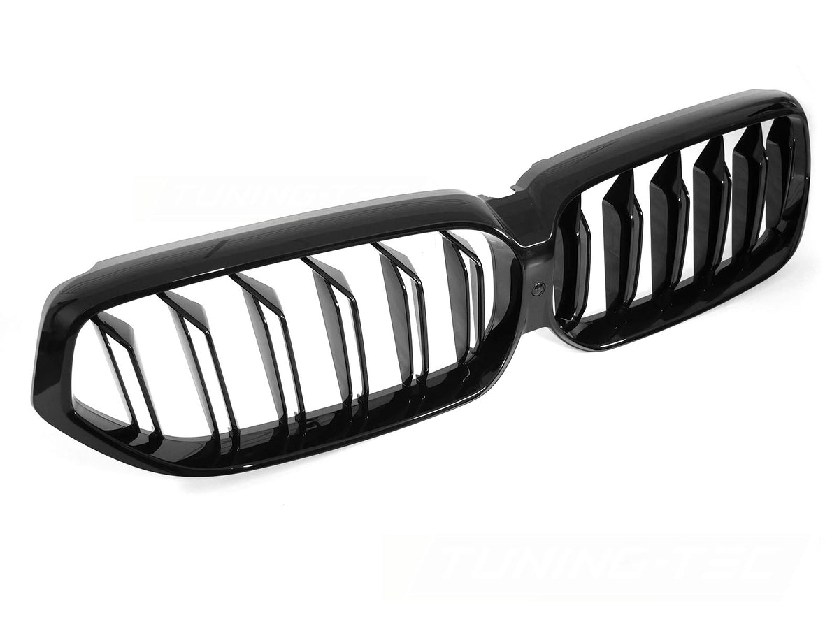 Sport grill glossy svart dobbel bar til BMW 6-Serie GT G32 LCI 2020–2023 sett forfra