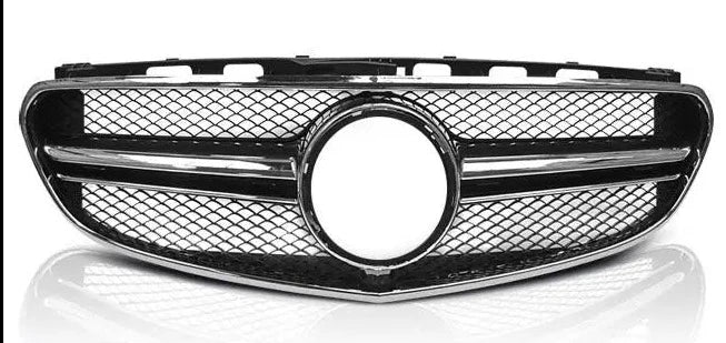 Grill Mercedes W212 13-16 E63 AMG Style Black Chrome | Nomax.no🥇_1
