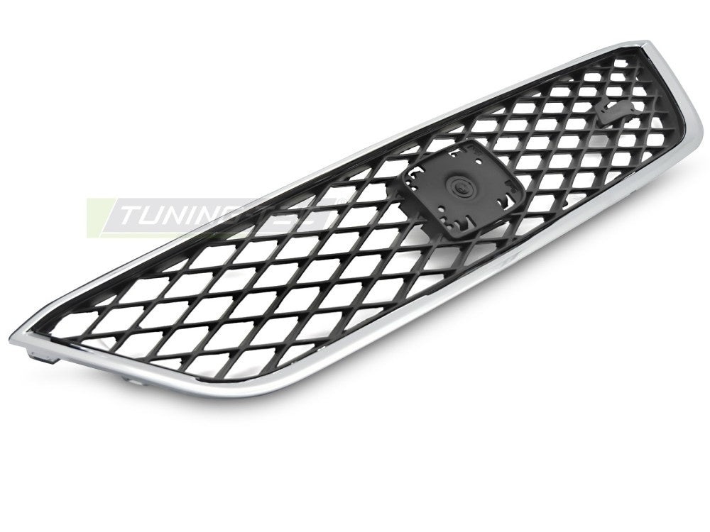 Grill Seat Ibiza 6J 08-17 Sport Style Sølv Svart fra Tuning-Tec
