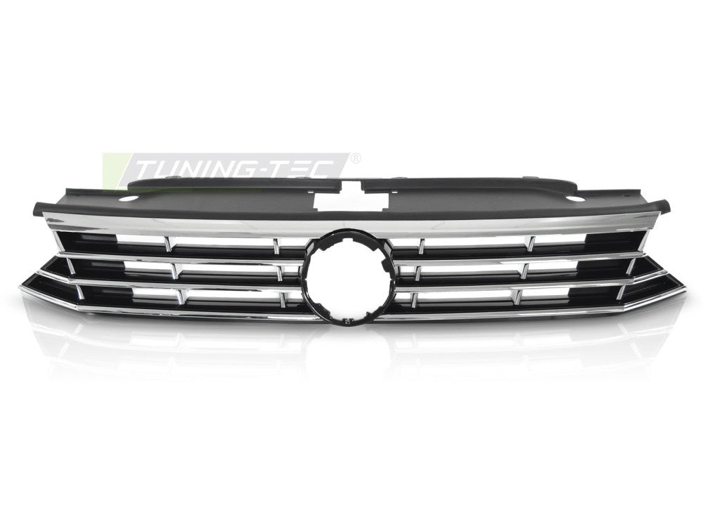 Kromgrill til VW Passat B8 2014-2019 i sport-stil montert forfra