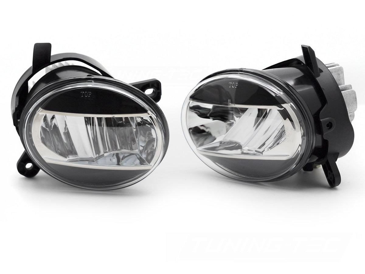 Takelys LED svart Audi A6 C6 04-11 fra Tuning-Tec