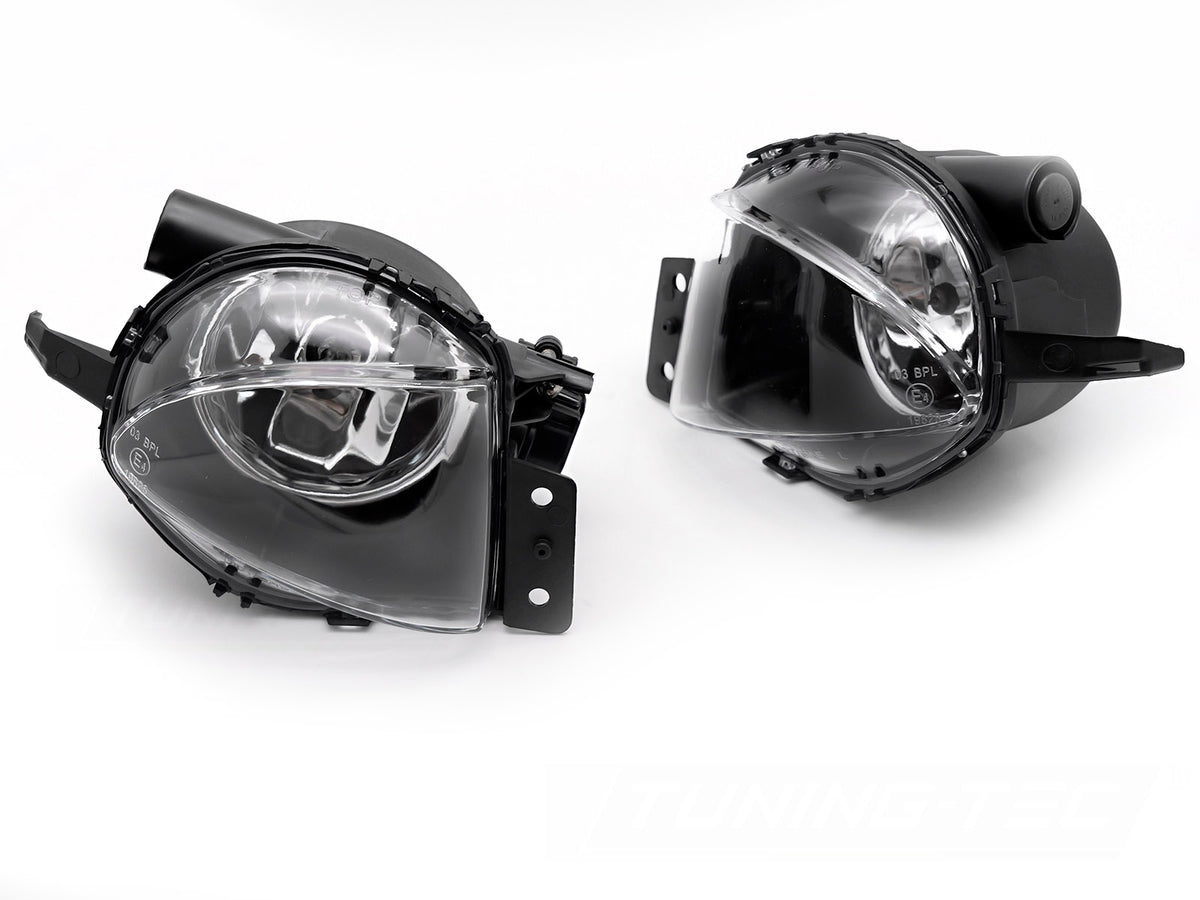 Tåkelys klart glass BMW 3-Serie E90 E91 2005–2008 sett forfra