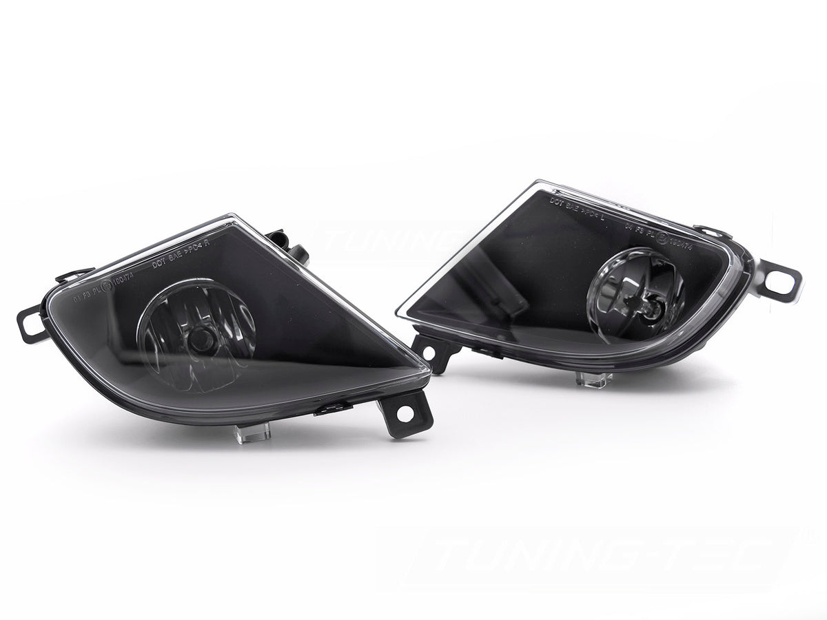 Tåkelys clear BMW 5-Serie E60 E61 2007–2010 sett forfra med klart glass