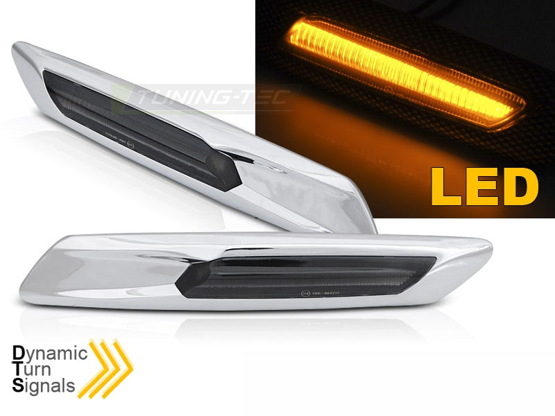 Sekvensielle LED blinklys smoke silver til BMW 5-Serie F10/F11 2010-2016 fra Tuning-Tec