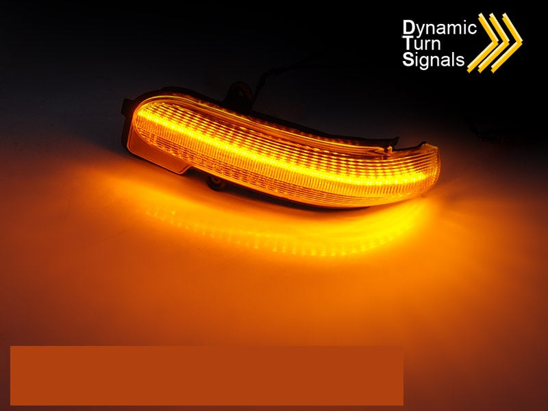 Dynamisk LED blinklys i smoke-utførelse for Mercedes CL203 Sportcoupe sidespeil