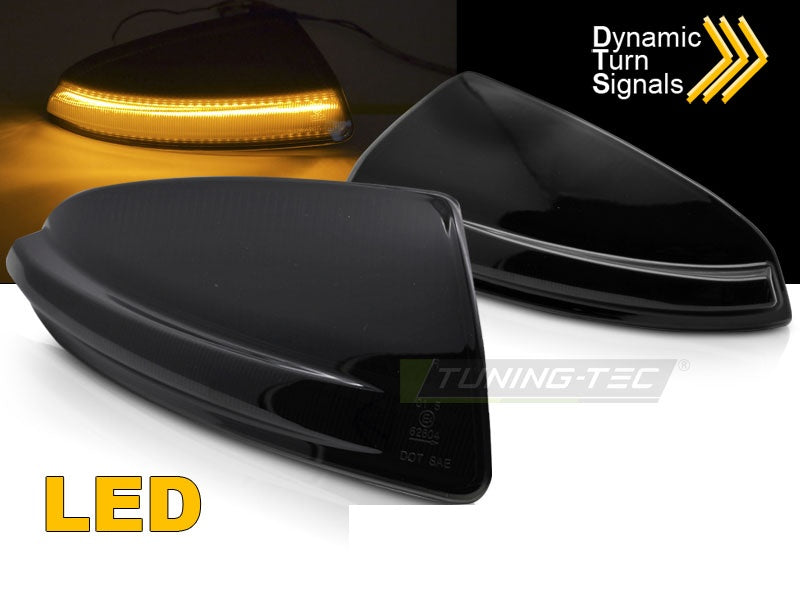 Blinklys Mercedes M-Klasse W164 05-11 sekvensiell LED smoke speilmontert