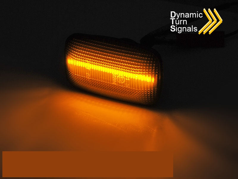 Sideblinklys med dynamisk LED og smoke-glass for Toyota Land Cruiser J100 1997-2007