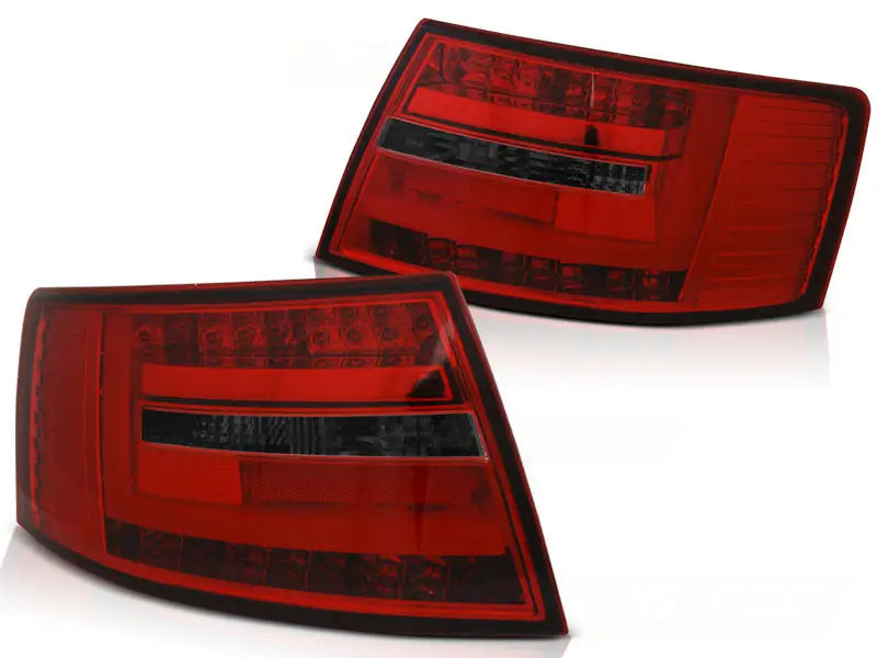 Baklykter Audi A6 C6 Sedan 04.04-08 7-pin Red Smoke Led | Nomax.no🥇