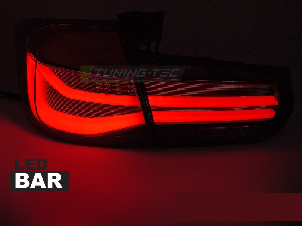 BMW F31 baklykter med LED bar og dynamisk blinklys i smoke finish