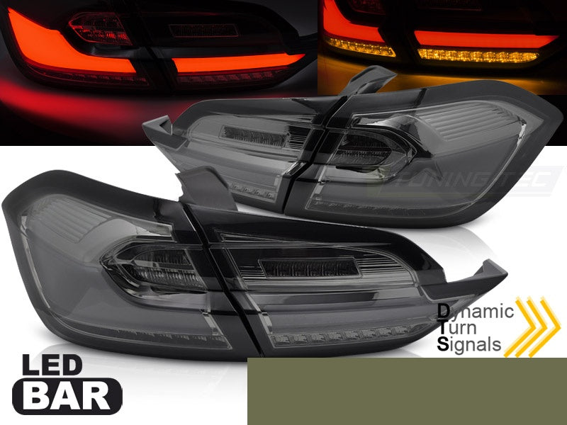 Baklykter Ford Fiesta MK8 17-21 Hatchback LED Smoke fra Tuning-Tec