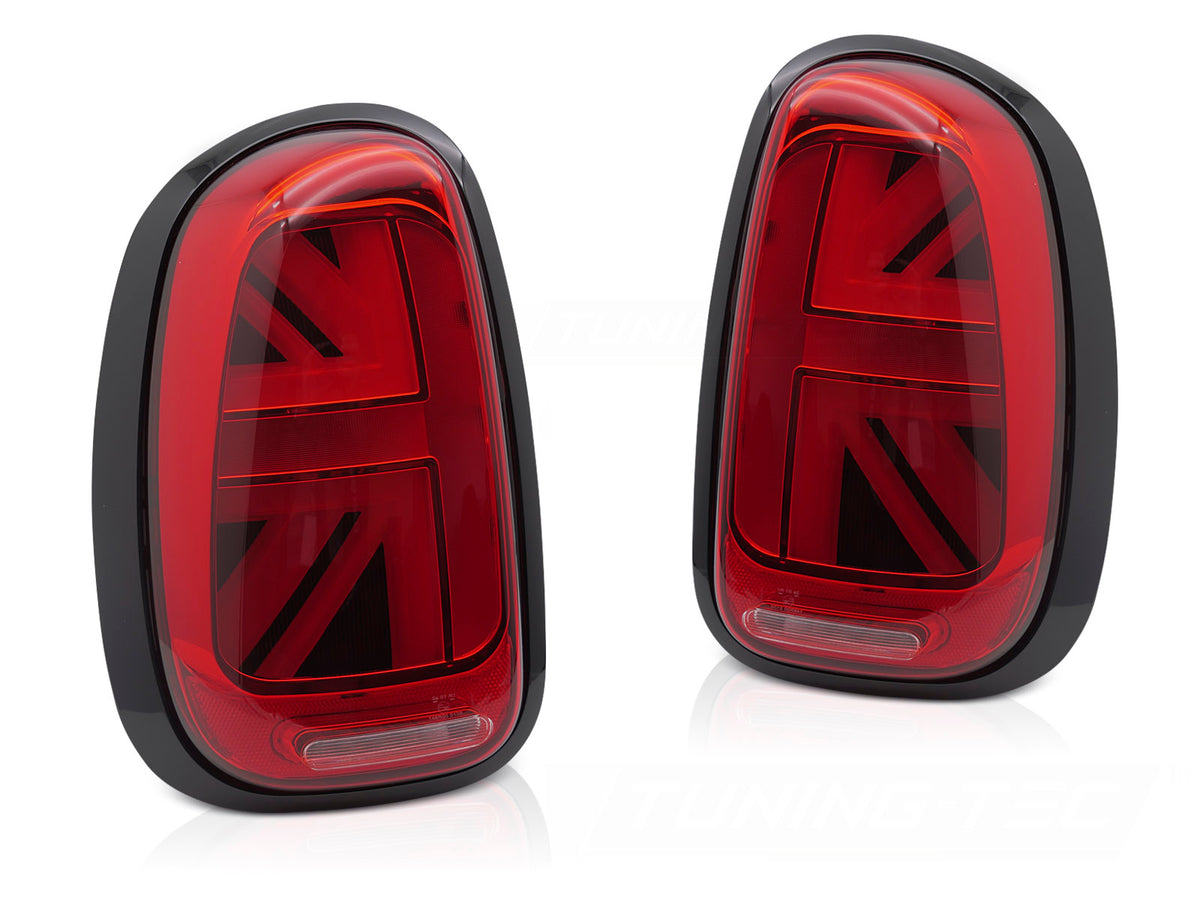LED-baklykter i rødt til Mini Countryman R60 2010–2016 sett bakfra