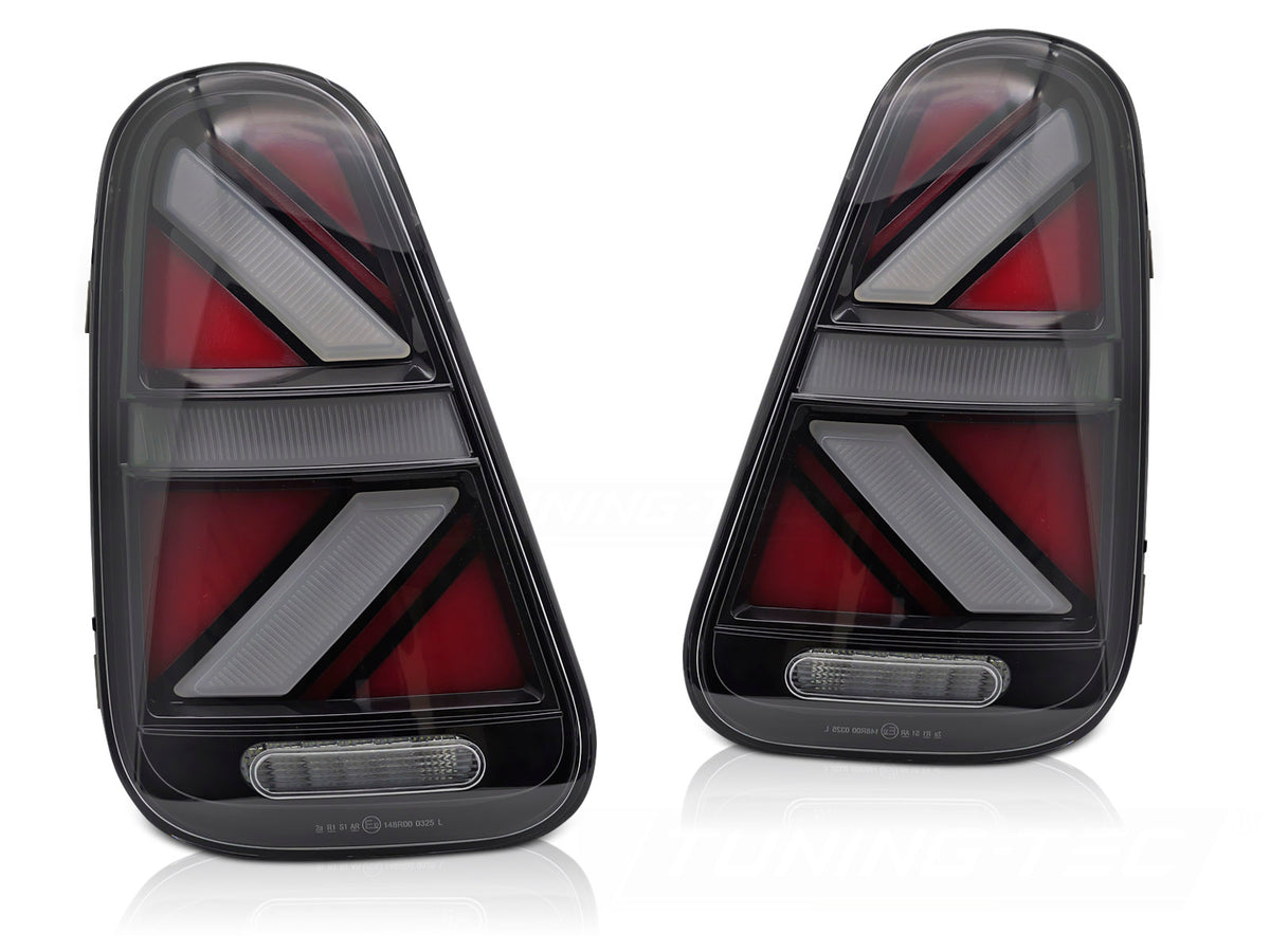 LED baklykter smoke Mini Cooper R50 R52 R53 komplett sett bakfra