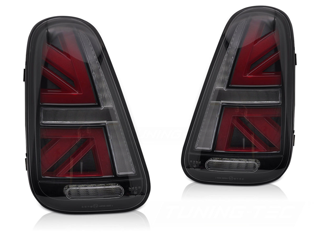 LED baklykter smoke Mini Cooper R50 R52 R53 2001–2006 sett bakfra