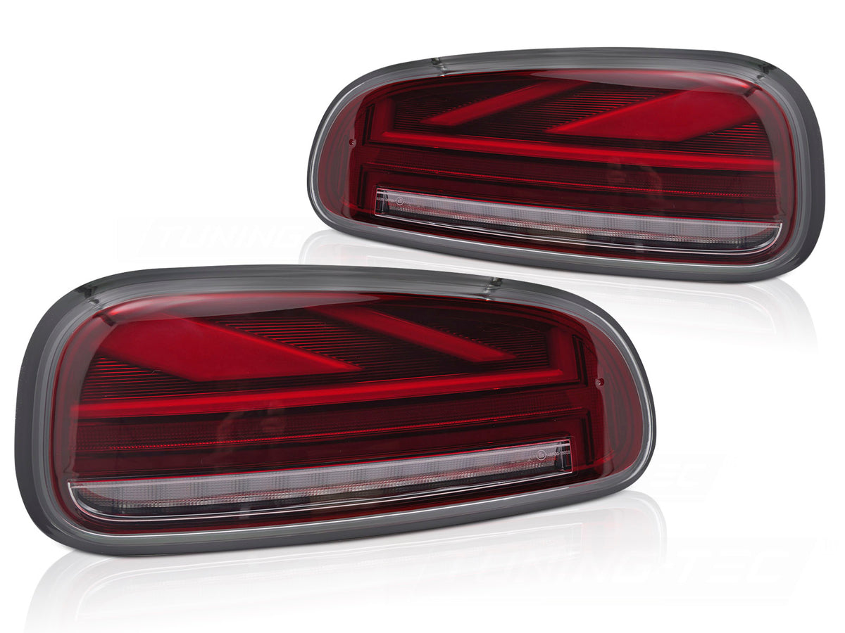 LED baklykter rød til Mini Clubman F54 2015–2019 sett bakfra