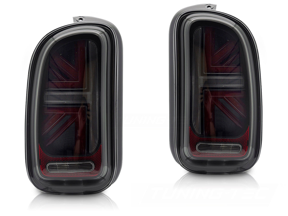 LED baklykter smoke til Mini Clubman R55 2007–2014 sett bakfra