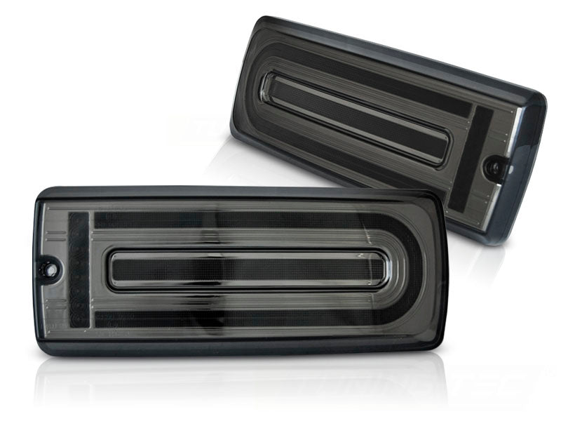 LED bar baklykter smoke til Mercedes G-Klasse W463 1990–2018 sett bakfra