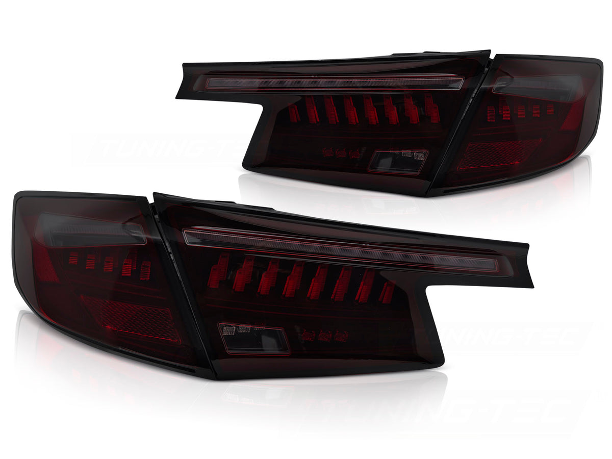 Baklykter LED smoke svart VW Golf 7 Facelift stasjonsvogn 2017–2019 sett bakfra