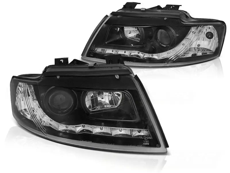 Frontlykter Audi A4 B6 Cabrio 02-06 Led Black | Nomax.no🥇