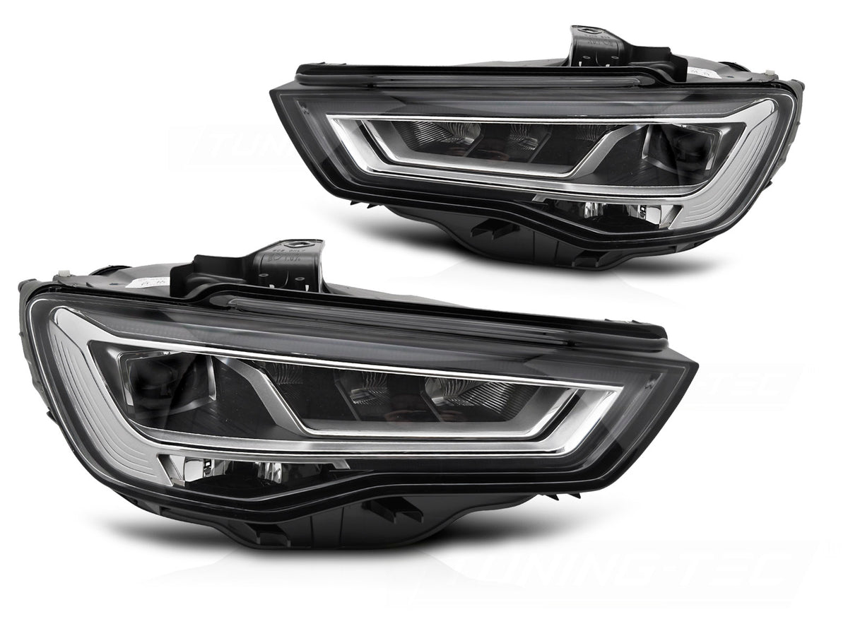 Frontlykter Audi A3 8V 12-20 Full LED sekvensielle DRL fra Tuning-Tec