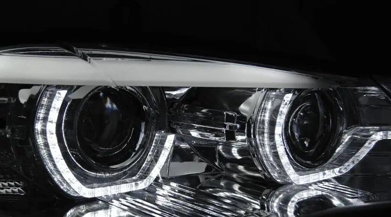 Frontlykter Bmw X5 E70 07-10 AE  DRL Led Chrome HID | Nomax.no🥇_3