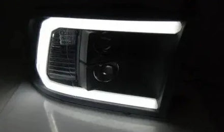 Frontlykter Dodge Ram 09-18 Tube Light Black | Nomax.no🥇_1