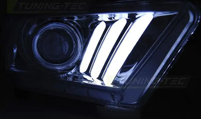 Frontlykter Ford Mustang V 10-13 Tube Light Chrome | Nomax.no🥇_2