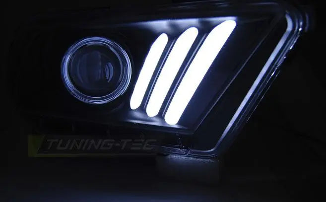 Frontlykter Ford Mustang V 10-13 Tube Light Black | Nomax.no🥇_2